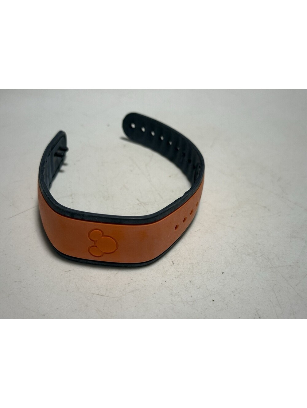 Disney World Parks Magic Band Orange Grey Mickey Mouse